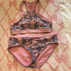 Athleta  girl tie dye bikini